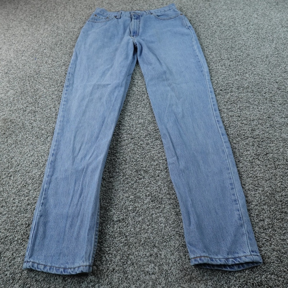 VTG Levis Jeans Womens 12 Light Blue Denim Pants 512 Slim Fit Tapered USA Y2K